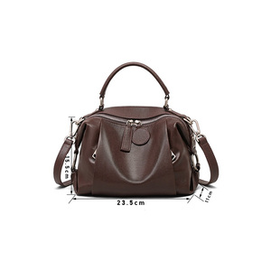 Premium Top Layer Cowhide <b>Leather</b> Women's Shoulder bag <b>Large</b> Capacity Genuine <b>Leather</b> Cross Body <b>Handbag</b> Hand-held Mother Bag - Product Image 6