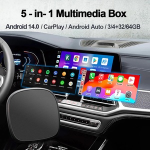กล่องสมาร์ท AI ระบบ Android 14 ความจุ 4+64G สำหรับรถยนต์ รองรับ Wireless CarPlay Adapter AI Box Dongle พกพาสะดวก รองรับ Android Car Play Netflix YouTube 4G Sim GPS - Product Image 2