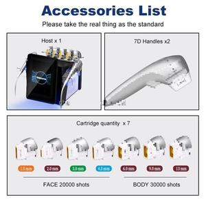 Appareil anti-âge 7D de bureau à 7 cartouches pour l'élimination des rides du visage, le lifting du cou et l'amincissement corporel pour cliniques et spas - Product Image 4