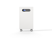 Batería LiFePO4 de 16 kWh, 48 V, 51,2 V, 314 Ah, Sistema de Almacenamiento de Energía Solar, Batería Móvil en Gabinete con Ruedas para Respaldo de Inversor Solar