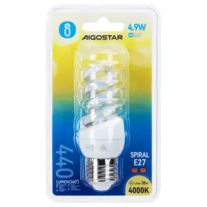 Ampoule LED E27 4,9W, économie d'énergie, longue durée de vie ; éclairage des espaces et réduction du consommation électrique. - Product Image 2