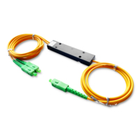 Acoplador de Fibra Óptica FBT 1*2 1*3 1*4 1*6 1*8 1*16 Tipo Caja ABS Conectores SC APC Acoplador FBT para CATV con Relación de Potencia Igual