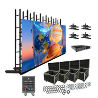 Écran LED mural en aluminium moulé sous pression pour location, idéal pour événements intérieurs/extérieurs, scènes et concerts, 500x500mm