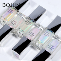 Poudre de chrome liquide à séchage rapide Bojun série MBJ, effet miroir magique, 14 couleurs, effet miroir métallique changeant de couleur, nail art, MSDS