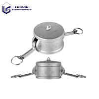 Capuchon anti-poussière à raccord rapide Camlock DC en acier inoxydable 304/316, capuchon femelle pour protection contre les fuites à l'extrémité du tuyau