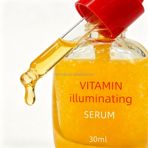Suero Iluminador con Vitamina C, Niacinamida al 4%, Aloe <span class=keywords><strong>Vera</strong></span> y Ácido Hialurónico - Antienvejecimiento, para Manchas Oscuras y Tono Desigual, 30 ml, Facial - Product Image 3