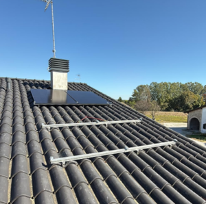 Kit de montage de panneaux solaires pour toiture, fixation de 1 à 4 panneaux pour toit en tuiles, <span class=keywords><strong>support</strong></span> de montage pour mini-centrale électrique - Product Image 6