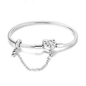 OEM personalizado Braccialetti venta al por mayor moda encanto pulsera 925 plata esterlina para la fabricación de joyas diseño logotipo