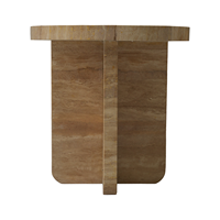 Vente chaude table basse intelligente en calcaire circulaire de luxe postmoderne
