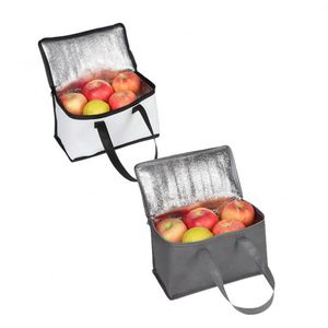 Sy527 <b>Small</b> Blue Cool Insulated Lunch With Custom Logo Eco Non Woven Ice Cooling Bag for Food - Product Image 3