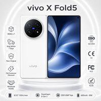 vivo X Fold5 Smartphone 5G d'origine, neuf, écran AMOLED 8,03 pouces 120 Hz, processeur Snapdragon 800 Series, batterie 6000 mAh, Android VIVO