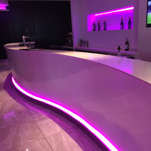 מועדון גולף בהתאמה אישית מועדון גולף בר יוקרה ברמה גבוהה דלפק מסעדה לבן - Product Image 3