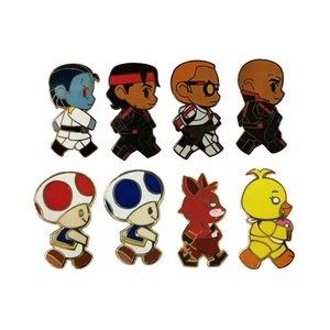 Insignia de Metal Personalizada Negro Niquelado Wanda <span class=keywords><strong>Vision</strong></span> Diseño Familiar Insignia de Solapa Diseño Pin en Pin - Product Image 6