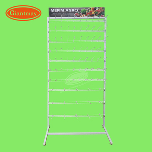 Cửa hàng bán lẻ miễn phí đứng Dây Rau hạt giống gói hiển thị giá Mười lớp kim loại móc treo hạt giống hiển thị đứng - Product Image 3