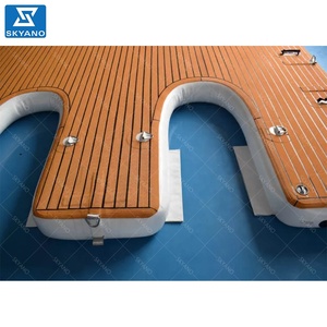 Plataforma inflable flotante para yate, muelle de aire, esterilla de agua, a la venta - Product Image 6