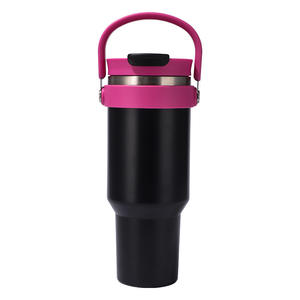 2025 nouvelle grande capacité 40oz voiture tasse Thermos 304 acier inoxydable isolé poignée paille Double boire tasse extérieure avec couvercle - Product Image 6