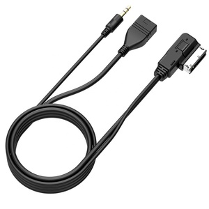 <span class=keywords><strong>Interface</strong></span> AMI MMI Musique Chargeur USB Câble Auxiliaire Jack 3,5 mm pour VW AUDI S5 Q5 Q7 A3 A4L A5 A1 - Product Image 6