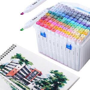 204 цвета с двойной головкой маркер для белой доски набор рисования жирной наконечник на спиртовой основе маркеры для рисования манги школьные товары для рукоделия - Product Image 5