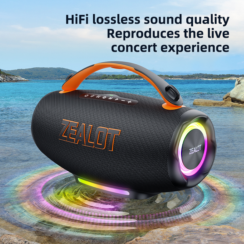 Zealot S167 Portable Speaker - 100W, 24000mah, Waterproof