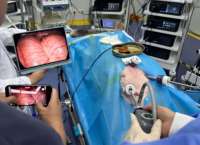 Caméra endoscopique vétérinaire sans fil stable connectée à une tablette Android pour le contrôle des animaux de grande taille