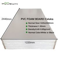 Panneau en mousse PVC blanc imperméable et résistant au feu de 3 à 30 mm, écologique, pour la publicité