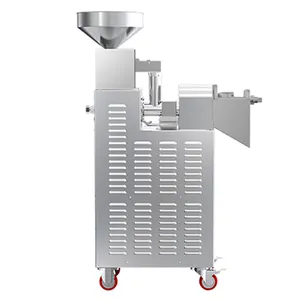 Food Grade 304 Stainless Steel Nut Seeds Automatic Oil Press Extractor Machine Oil Pressers For Kitchen Use