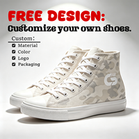 Chaussures de sport en toile à tige haute, logo personnalisé, fabricant de chaussures en toile personnalisées, chaussures en toile pour hommes de haute qualité