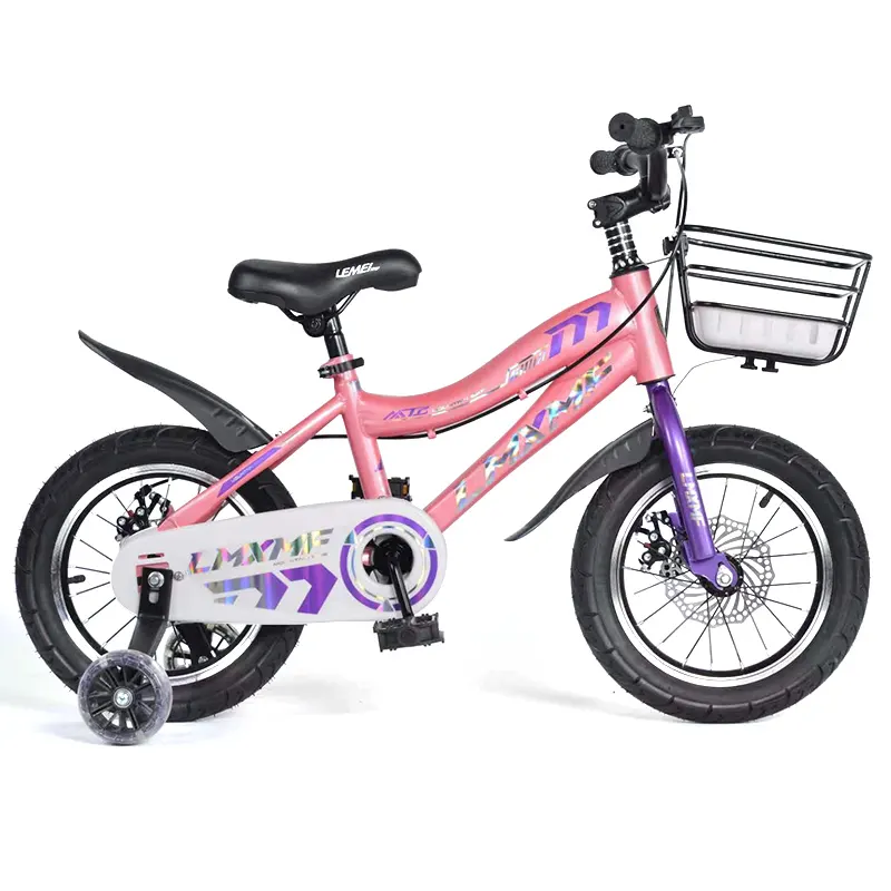 Bicicleta infantil cor rosa para meninas de 2 a 12 anos de idade, bicicleta infantil de 12'' 14'' 16'' 18'' para crianças, venda