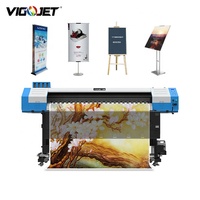Plotter Vigojet de 1.6m con Cabezal de Impresión Dx5 Xp600 para Impresión de Lonas, Vinilos, Pósters y Tarjetas con Tinta Eco Solvente de 2500mm