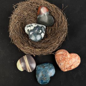 Offre Spéciale : <span class=keywords><strong>Pierre</strong></span> en Agate Mousse en Forme de Cœur, Cristal de Quartz pour la Méditation et la Guérison, Idéale comme Cadeau - Product Image 3