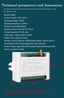 Kit émetteur-récepteur sans fil longue portée 3000m pour portail coulissant DC12V, module RF 433mhz