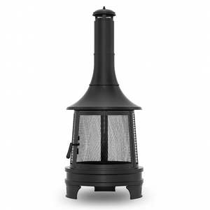 Patio extérieur Cheminée BBQ Grill Charbon de bois Chauffage à bois Foyer pour Villa Jardin Feu de joie Chauffage et cuisson - Product Image 2