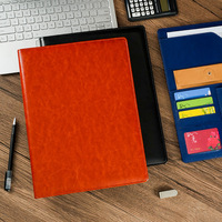 Porte-documents professionnel multifonctionnel personnalisé CCH, format A4, en cuir, avec fermeture magnétique pour contrats