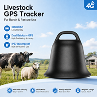 Collar de Rastreo Animal F37 Mini 4G IP67, Localizador Inalámbrico Multimodo GPS BDS AGPS LBS para Monitoreo de Ganado Vacuno, Ovino, Caprino y Camellos 1