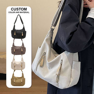 Casual custom pattern printed bag women's crossbody bag canvas handbag shoulder bag - Product Image 2