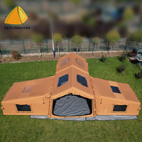 Tente sphérique gonflable rapide pour le camping en plein air, tente dôme gonflable portable avec pompe, maison à bulles imperméable pour le glamping