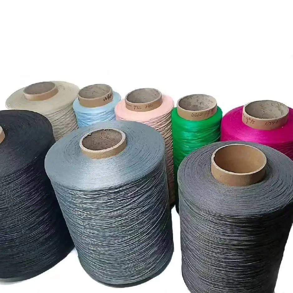 Mới nhất tùy chỉnh màu đen Thái Lan Sim dty 150D/48F Nim DOPE nhuộm texturing 100 polyester sợi cho đan vớ