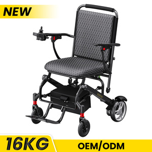 Silla de Ruedas Eléctrica con Frenos Electromagnéticos, Antivuelco y Antideslizante, Estándar CE 2026, para Personas con Discapacidad - Product Image 1