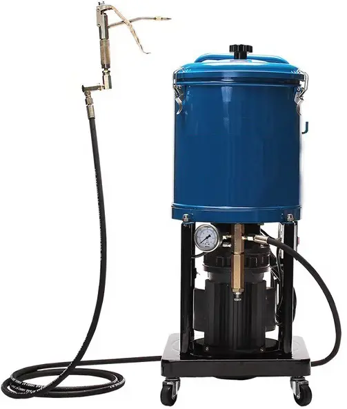 Electric Grease Pump 25L Tank Lubrication Oil Grease Dispenser Device 220V/380V Mobile Greaser for Mechanical Maintenance