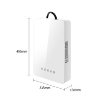 Chauffe-eau instantané sans réservoir électrique à économie d'énergie domestique 9KW avec des fonctionnalités intelligentes Contrôle par application Utilisation en extérieur pour camping-car Garantie 1 an