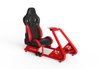 Siège de Simulateur de Jeu de Course 2024 Volant avec Support Support d'Affichage Support de Pédales Fauteuil de Bureau