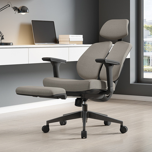 Silla de Oficina Ergonómica de Malla con Reposacabezas Ajustable, Cómoda para el Hogar/Esports/Trabajo, Silla Ejecutiva de Tela para la Hora del Almuerzo - Product Image 3