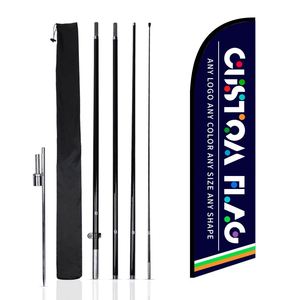 Custom Feather <b>Flag</b> Fiberglass Eco-Friendly High Quality Single Sided Outdoor Advertising <b>Flag</b> Business Promotion Personalized - Product Image 1