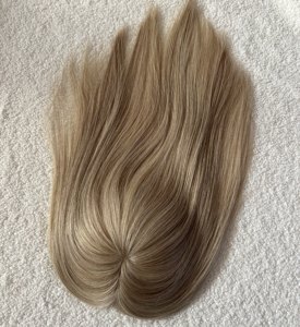 Peluca de pelo para mujer europea cubre fábrica al por mayor accesorios para el cabello de encaje de base única diseño correcto pinza de pelo estilo tupé - Product Image 1