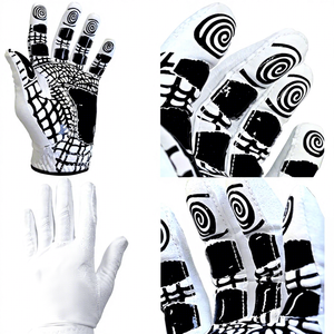 Wholesale Custom Logo Premium Quality male Left Hand Right Hand Golf Cabretta Leather <b>Sticky</b> Palm Golf Gloves For Unisex - Product Image 6