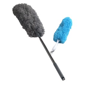 Plumeau télescopique en microfibre en acier inoxydable 32 250 cm pour le dépoussiérage des plafonds et l'élimination des poils - Product Image 5