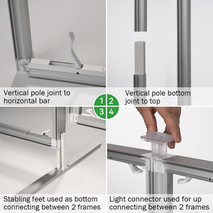 Thời trang loại nhẹ nhất 10x20 gian hàng trưng bày gian hàng trưng bày thích hợp để trưng bày quần áo hoặc các sản phẩm khác trong triển lãm thương mại - Product Image 6