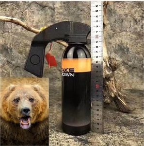 Spray De Defense Personnel Personnalis Avec logo D'ours, Puissant, 30 Pieds. Spray Anti-agression Pour La Randonne, 470 ml