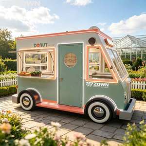 Camión de Comida Móvil Eléctrico Personalizado de Fábrica, Carrito de Comida Multifuncional para Helados, Hamburguesas, Café, Venta Comercial en la Calle - Product Image 1