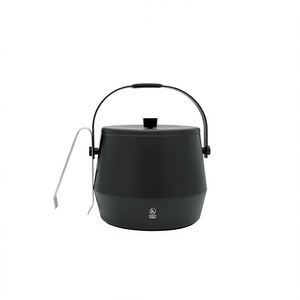 Cubetera Leopold con Tapa y Pinzas, Color Negro Mate, Enfriador de Bebidas de 2L - Product Image 2